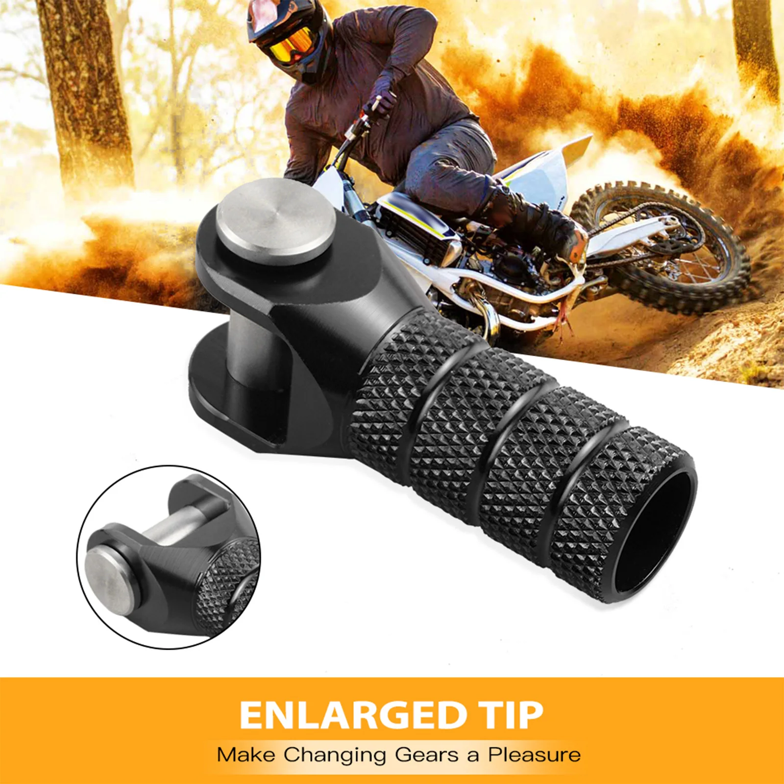 NICECNC Schalthebel-Spitze für Honda XR650L XR 650L XR 650 L 1993-2025 2024 2023 2022 2021 2020 2019 2018 2017 2016 Motorrad – Detail 4