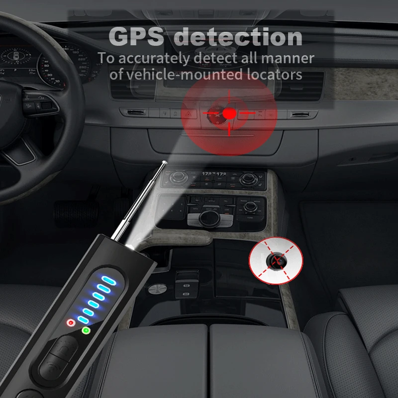 Hidden Camera Detector Anti-candid Eavesdropping Detector,Anti-Hidden Wifi Mini Camera Wireless GSM Signal RF Locator GPS Tracker Spy-Cam Bug Finder