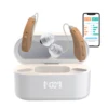 Bluetooth Hearing Aids Rechargeable with Noise Cancelling APP Control Auto-On/Off 4 Listening Programs with Tinnitus Masking 1