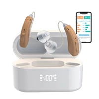 Bluetooth Hearing Aids Rechargeable with Noise Cancelling APP Control Auto-On/Off 4 Listening Programs with Tinnitus Masking 1