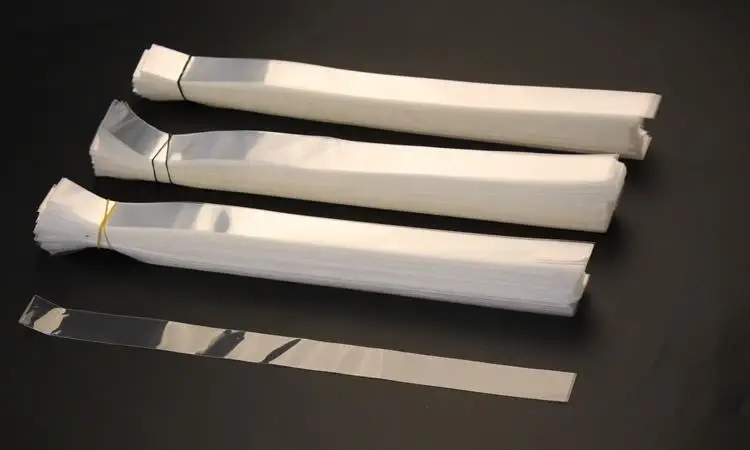 Nur 1000 Stück/Los. Obere flache 2 x 27 Essstäbchenbeutel, gefüllt mit OPP-Beutel, Post-Strobeutel seit der flachen Tasche des Stockes – Detail 1