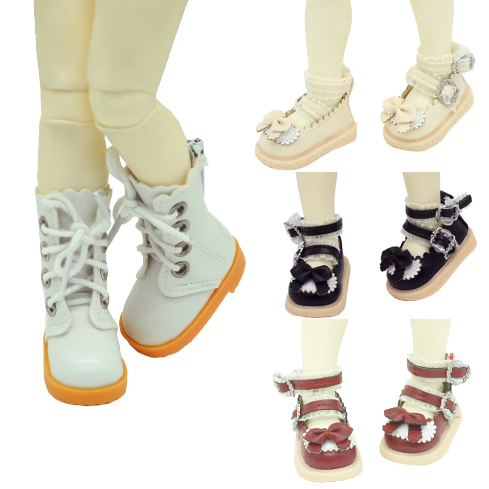 Mini Dolls Pairs Cute Doll Shoes For 17cm Dolls Mini Rain Boots