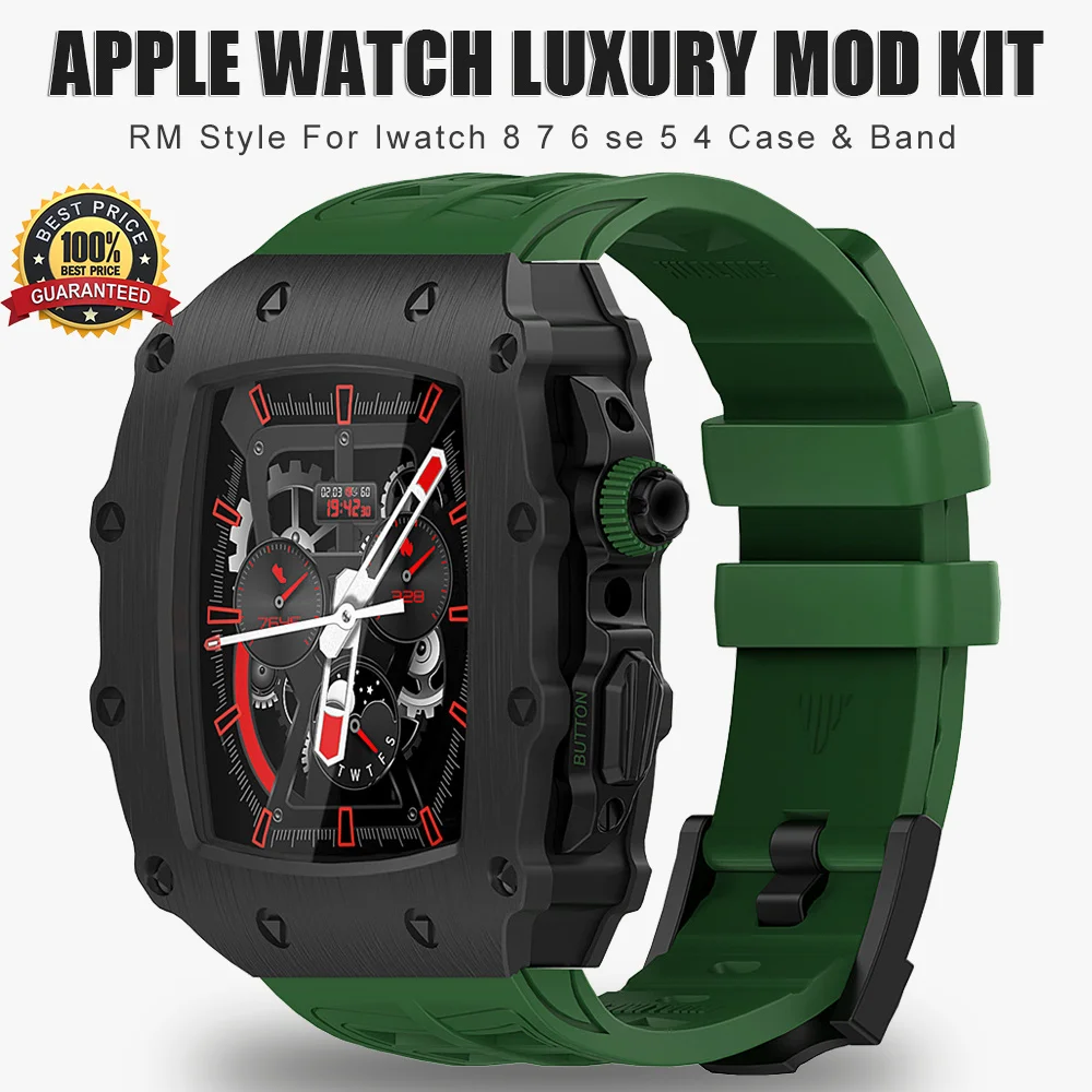 

Ремешок и чехол для Apple Watch Series 8 7 6 5 4 45 мм 44 мм