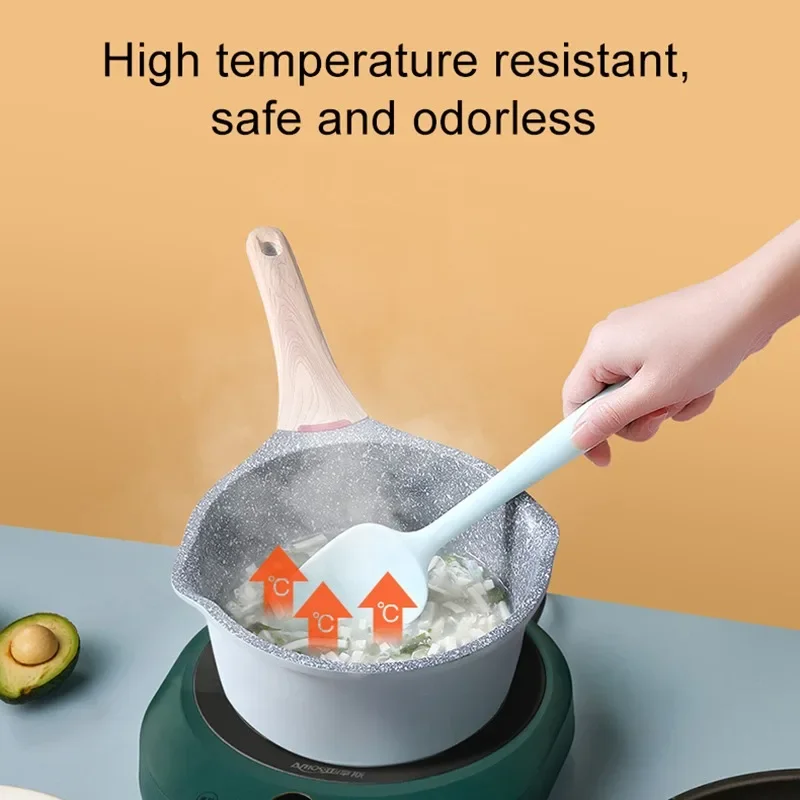 

21 см популярный универсальный термостойкий встроенный силиконовый шпатель для мороженого торта кухонный инструмент утварь