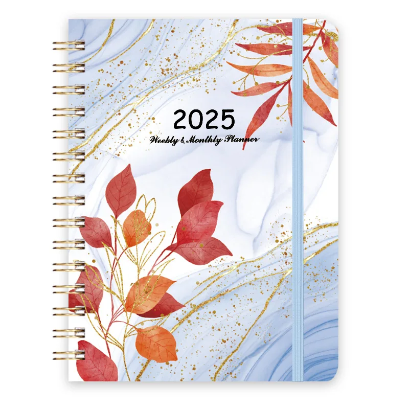 Agenda 17x24 Cm Multilingüe Recambio Agenda Semanal 2025 - Bloc Fijo 17x24 Cm, Multilingüe, Blanco Agenda Multilingüe 2025
