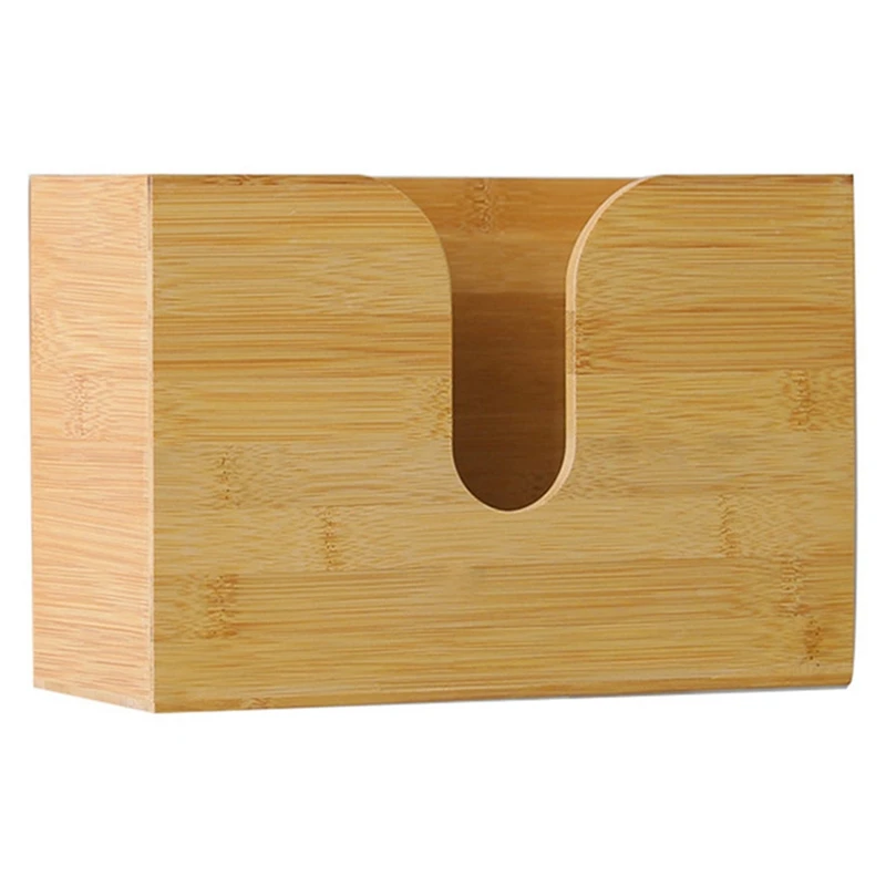 

BEAU-Bamboo подвесная коробка из ткани Бытовая Гостиная ванная настенная вместительная коробка для хранения салфеток
