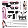Sex Bondage Vibrator Set BDSM Restraint kit Exotic Accessories Telescopic Steel Sexy Hand cuffs Couples Sexulaes Toys Adults 18 1