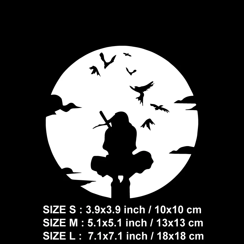 High-Quality Waterproof Personalized Anime Ninja Itachi Decorative Decal