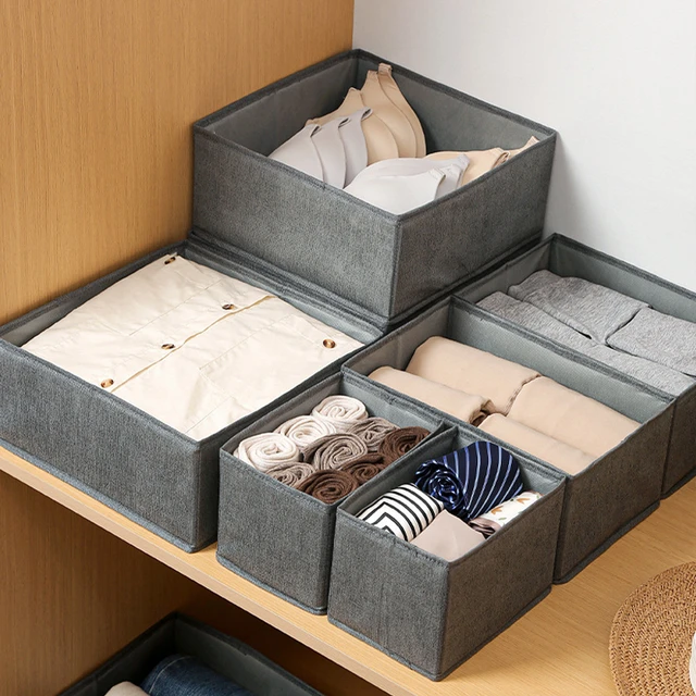 Underwear Socks Drawer Organizer Box  Organizer Wardrobe Drawers -  Underwear Drawer - Aliexpress