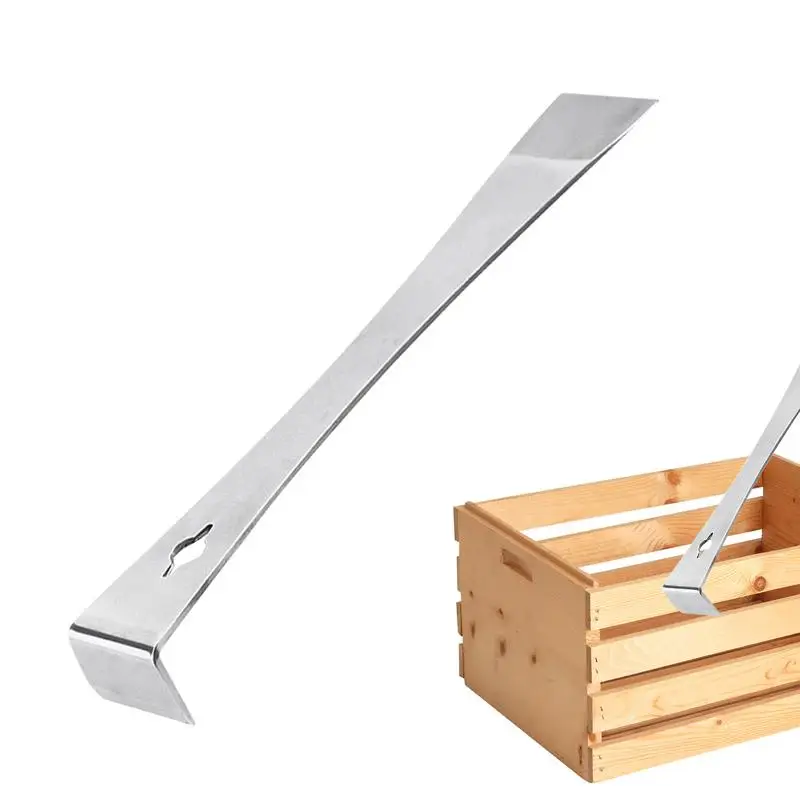 Heavy Duty Prybar Raschietto In Acciaio Inox Lavorazione Del Legno Piede Di Porco Net Face Honey Cutter Testa Piatta Sollevamento Coltello Trim Strume