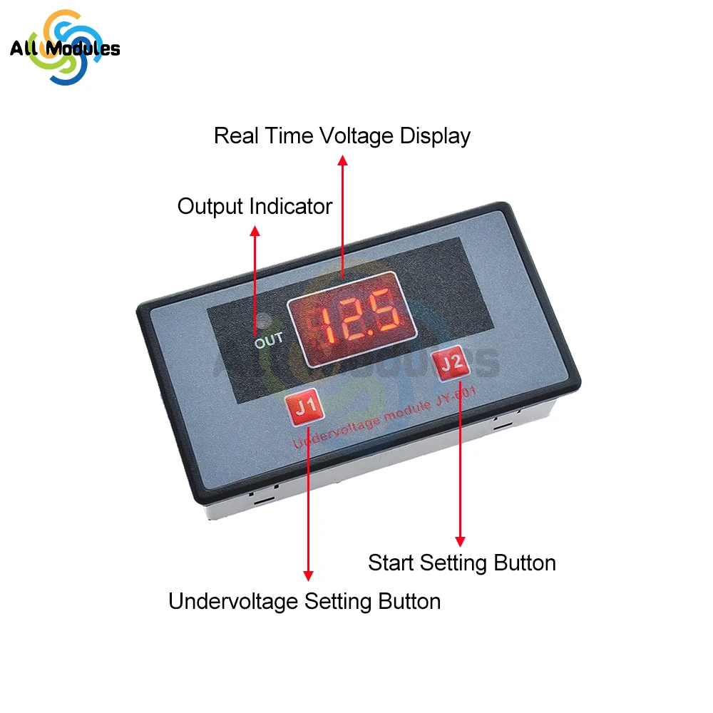 Battery Over-Discharge Protection Controller, 12V Safeguard System