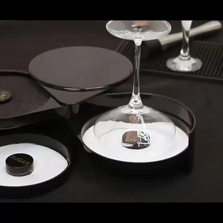 Rimmer Per Bicchieri A 3 Livelli - Per Sale, Zucchero E Succo Di Lime, Per Margarita E Cocktail - Foto 4