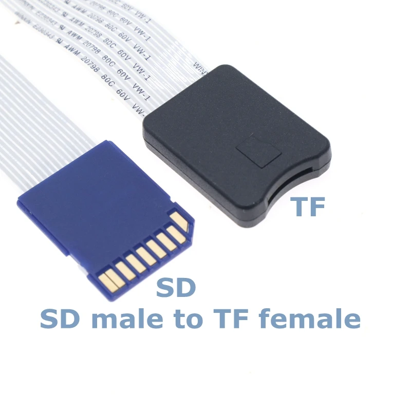 Cavo Prolunga Adattatore Per Micro SD - Estensore Flessibile 53,5 Cm Per GPS Auto, Stereo, DVR E Smartphone