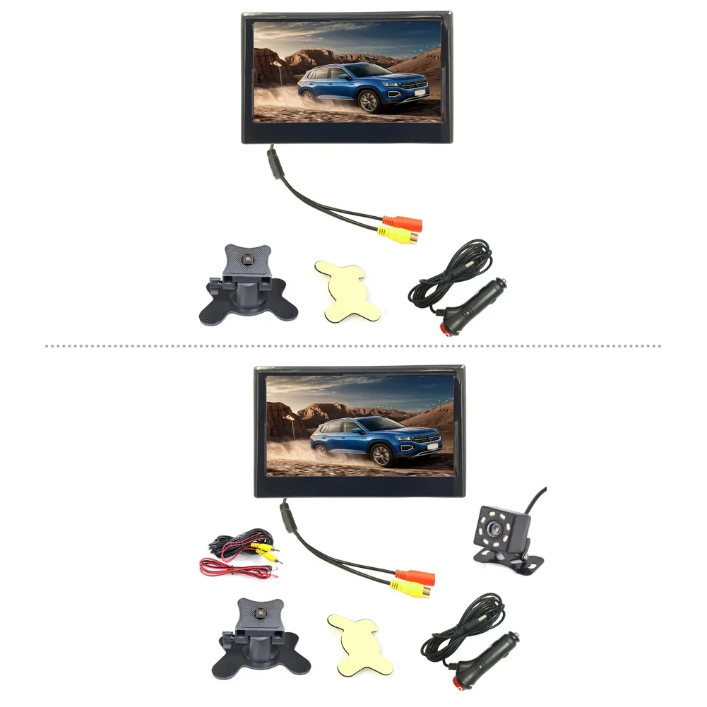Car Rear View Camera Car Parking Monitor 7 Inch For Trucks