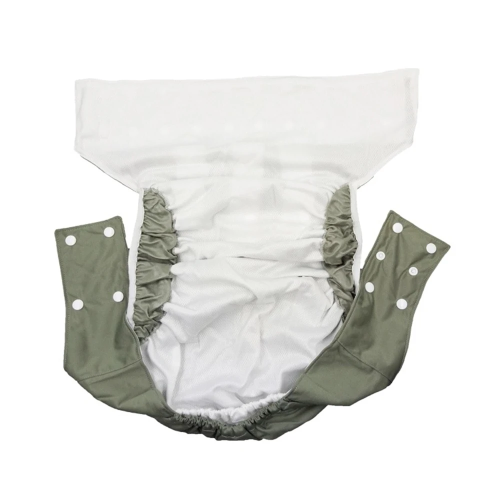 Adult Cloth Diaper 6 Sets for Teenager Reusable Incontinence Pants Working with Nappy Inserts