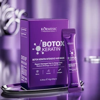 Masque capillaire magique à la kératine, réparation en 5 secondes des cheveux abîmés et crépus, cheveux doux, lisses, brillants, nutrition, hydratation profonde, soin capillaire 1