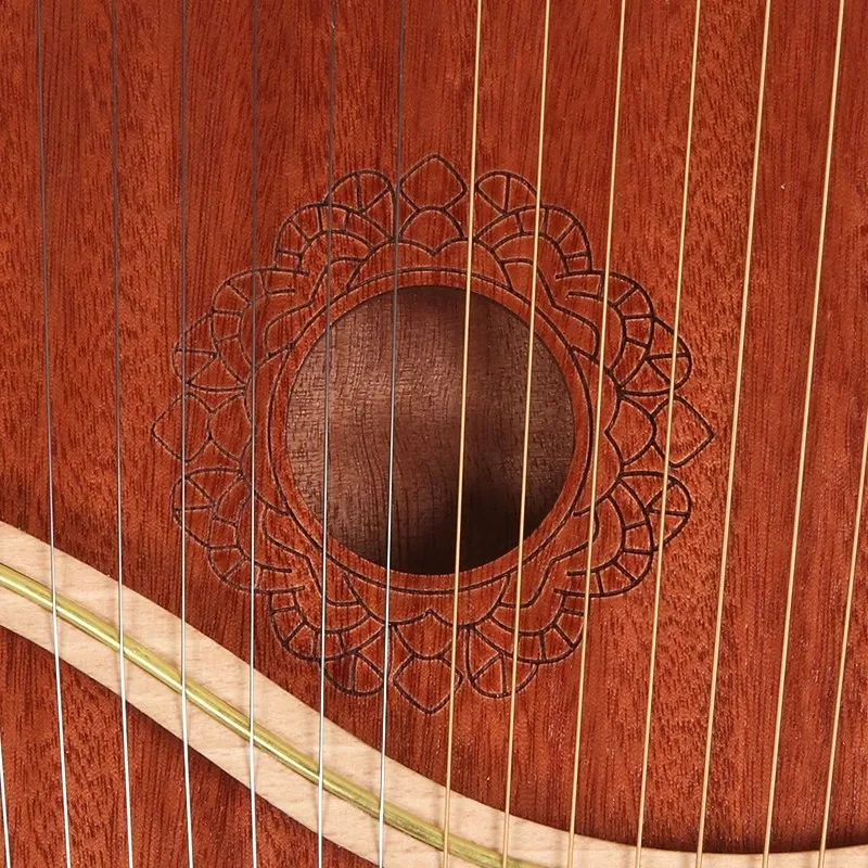 21 Strings Harp Mahogany Lira Instruments Professional Lyre Solid Wood Handheld Harps Adult Beginner Children String Instrument