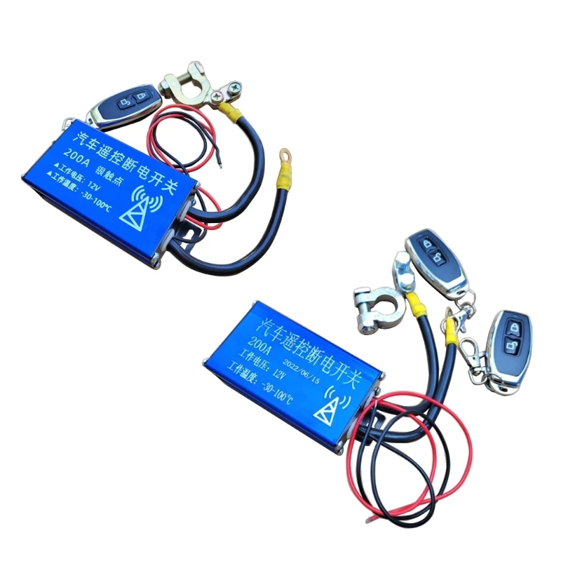 

Wireless Remote Control Disconnect Integrated 12V Cut Off Isolator Dropship
