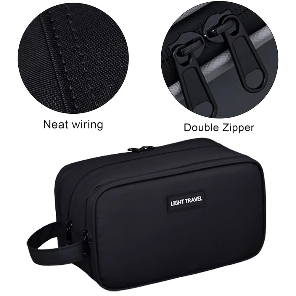 남성용 화장품 가방 1개, 걸이형 도프 키트, 방수 면도 가방, 여행용 소형 화장품 가방, 호텔 객실 필수품