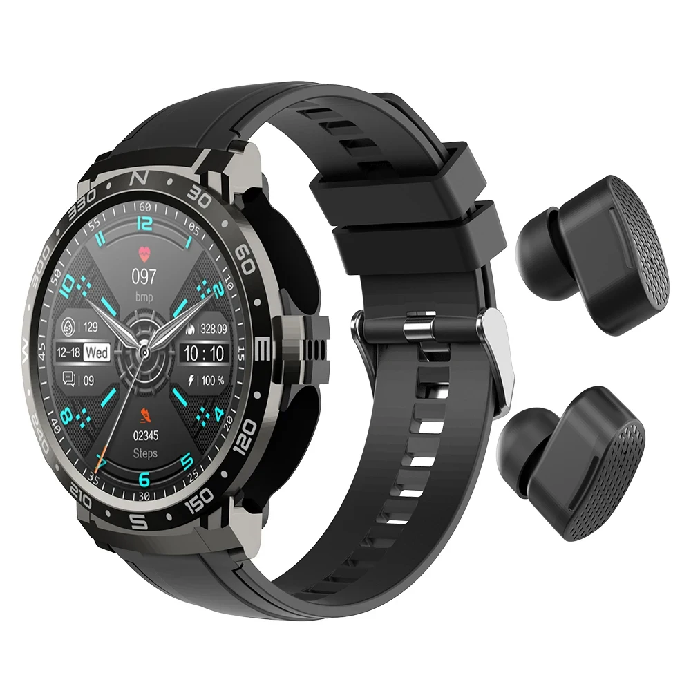 Smart Watch Headphone Smart Watch TWS 2-in-1 Wireless Bluetooth Dual Headphone Connection Mobile Fitness Sports