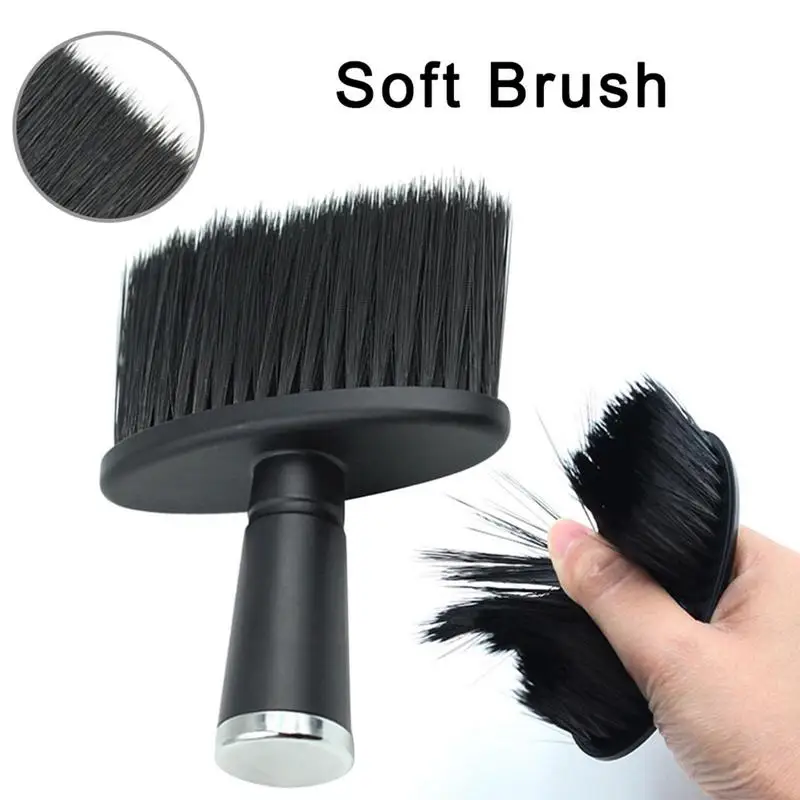 Hair Cleaning Brush Hair Cutting Accessories Professional Barber Cleaning Supplies With Non-slip Ergonomic Handle For Salon 250pcs roll fragile warning sticker the goods please handle with care warning labels 2 5x4 5cm caution reminder tag diy supplies