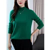 Cashmere Sweater Women Half turtleneck Solid color Pullovers 2025 Winter Autumn Cashmere Sweater Women 4