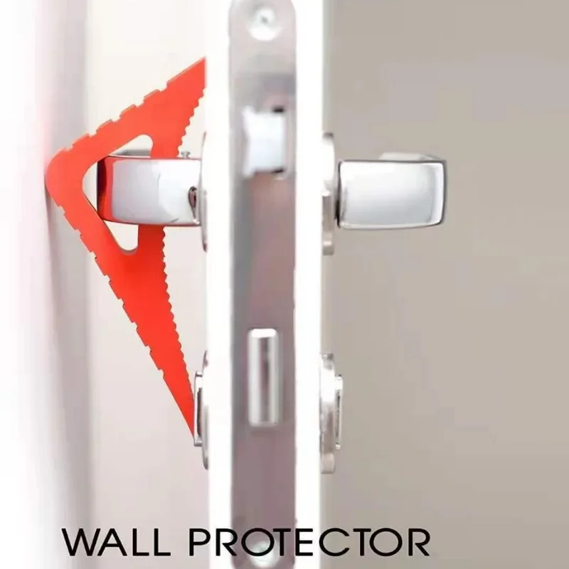 Door Stopper Triangle Rubber Block Wedge Anti-collision Protection Window Limiter