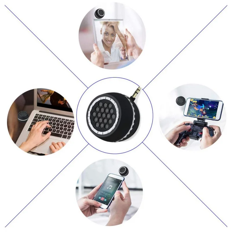 Mini Wireless Speaker Subwoofer Hifi Portable 3D Stereo Universal 3.5Mm Jack Speaker for iPhone Tablet Laptop PC for Streaming bluetooth speaker,portable speaker,mini bluetooth speaker,audio speaker,mini sound box,hifi speaker