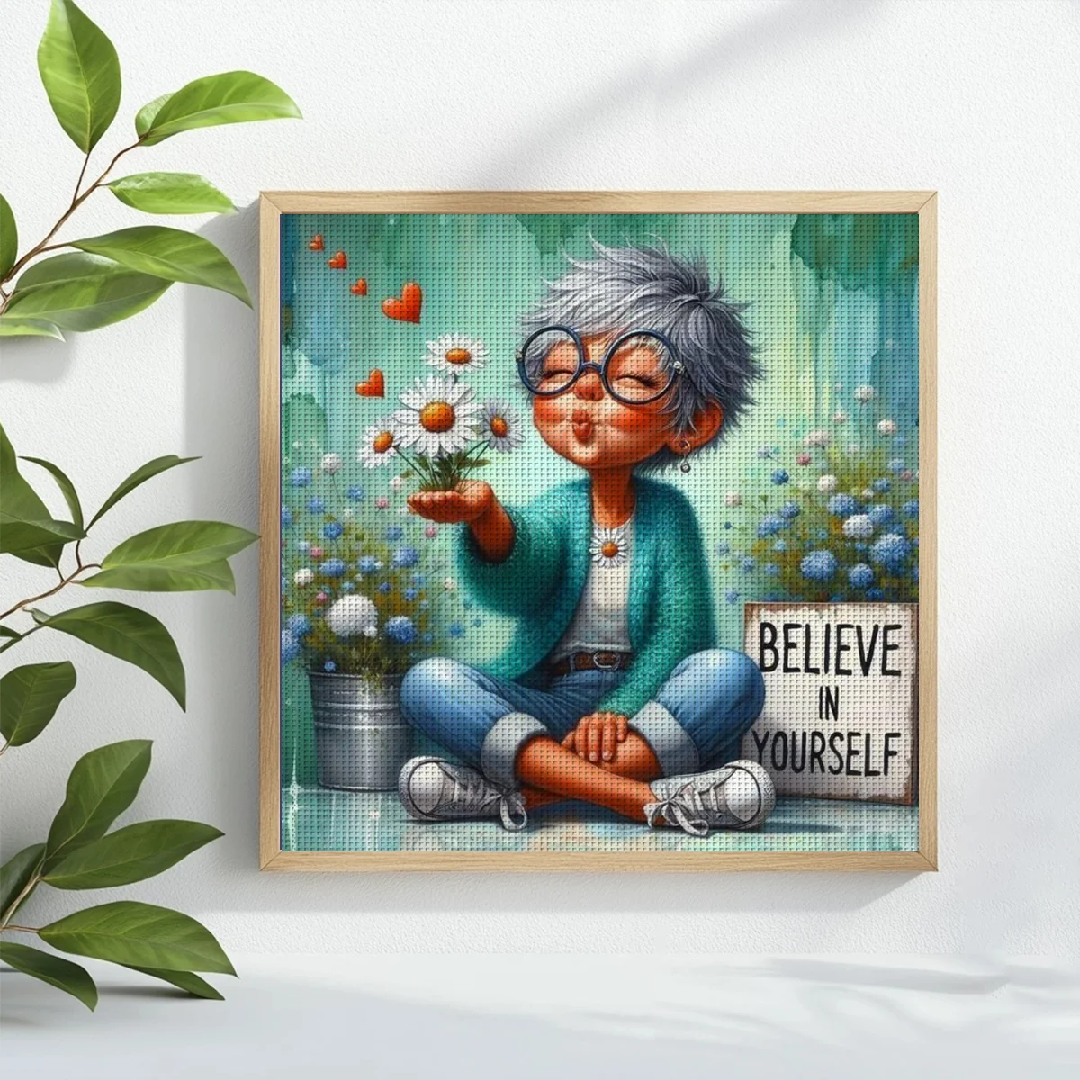 Old Woman Cross Stitch Kit 2