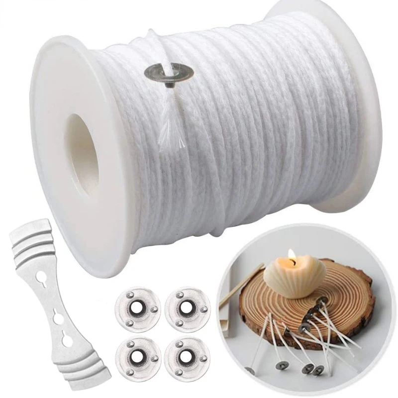 61mLongCottonWovenCandleWickAromatherapyEssentialOilHandmade