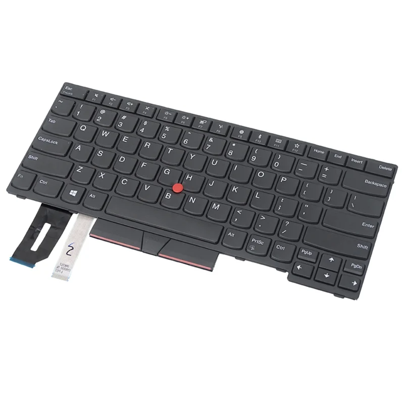 Lenovo-teclado para Notebook Thinkpad E490 E495 T490 T480s E480 E485 L380 L480 L390 T14 Eua Reino Unido sp br 01yp280 01yp400 Original - Imagem 3