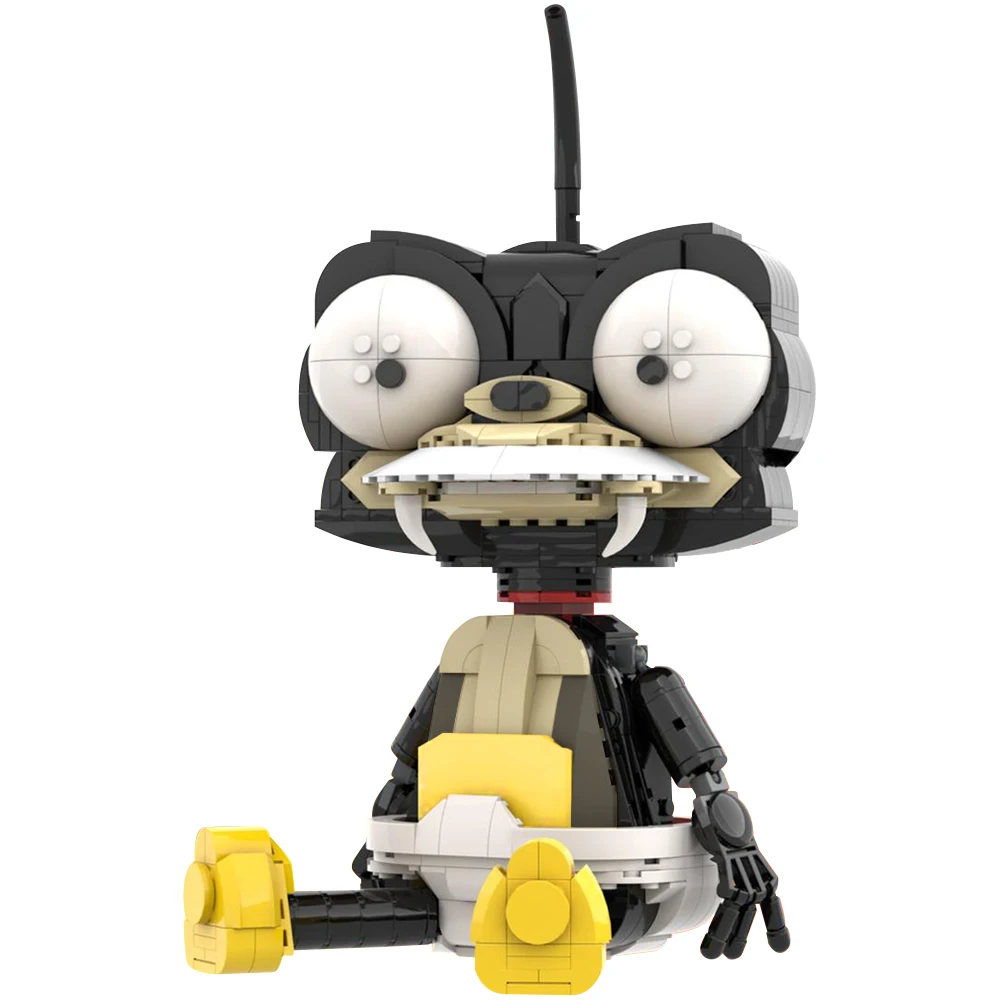 

Конструктор MOC футуристический Nibblers, Классическая модель аниме, игрушечный эльф, подарок для детей