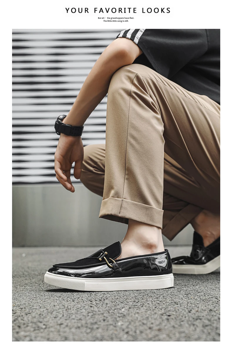 Modische Herren-Loafer im klassischen britischen Stil, Mokassins, Herren-Freizeitschuhe, Wildleder, Herren, leicht, bequem, zum Fahren – Detail 26