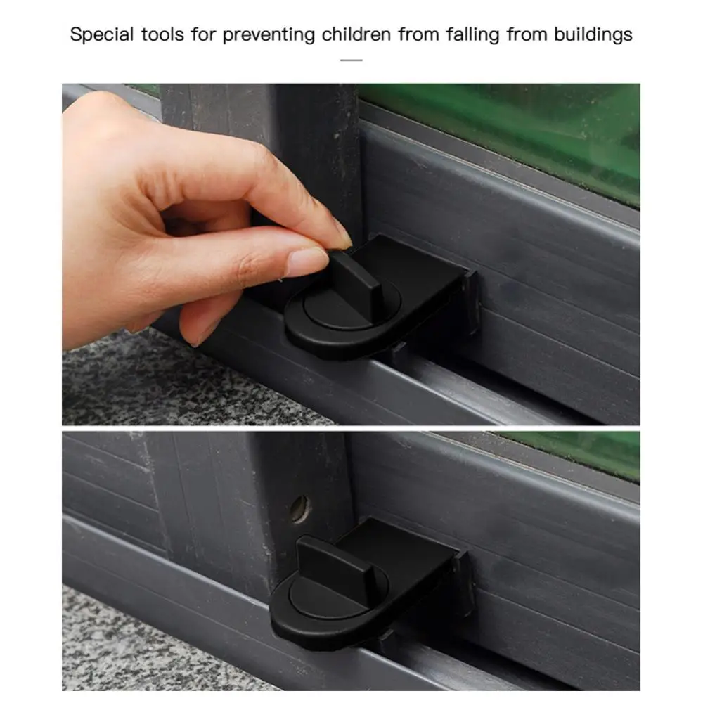 Description Picture 6 of itemAluminum Alloy Sliding Door And Window Safety Lock Adjustable Security Door Locks Anti-theft Protection Lock Home Safety Latches