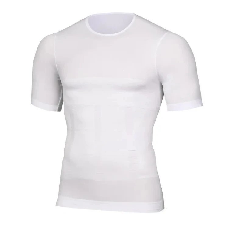 Description Picture 5 of item2024 Men Slimming Body Shaper Tummy Shaper Vest Slimming Underwear Corset Waist Waist Cincher Men Bodysuit Waist traine Dropship