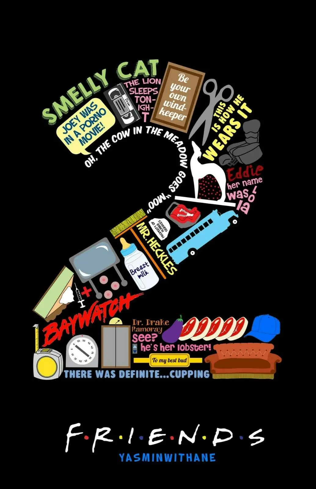 

Friends TV series Print Art Canvas Poster For Living Room Decoration Home Wall Picture