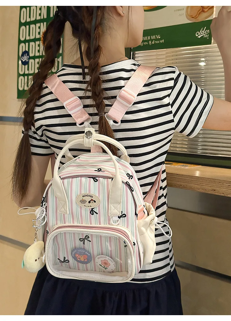 Kawaii Pastel Grid Harajuku Ita Tote Bag