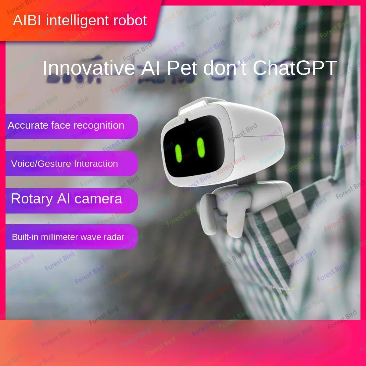 AIBI intelligent machine human pocket pet robot Abby pet AI