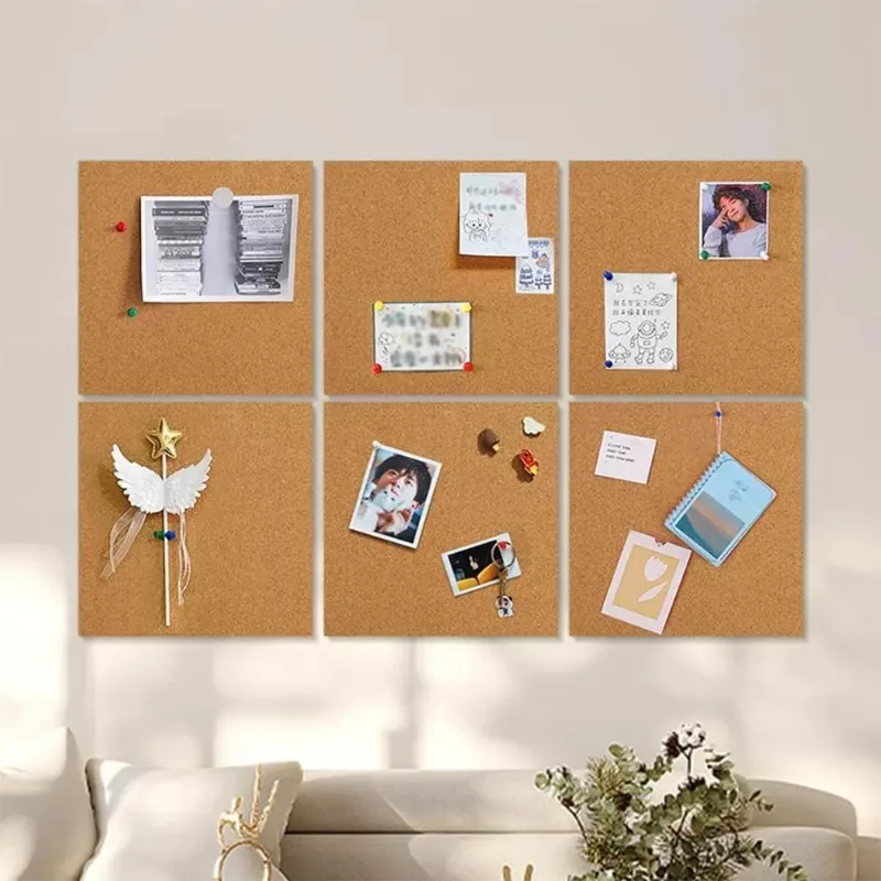 cork board 98x6 Inch Self-Adhesive Cork Roll 1/8inch Thick Backed Cork Boards Mat for Wall Furnitures Party