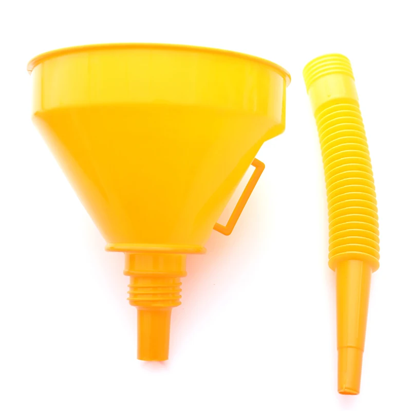 Oiler Filter Funnel Car Repair Tool Oil Filling Equipment With Filter Flexible Tube For Safety Emergency Travel Car Accessories