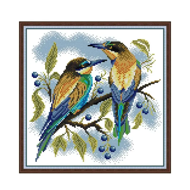 

Kingfisher-Набор для вышивки крестом, вышивка, холст, рукоделие, вышивка крестиком, Аида, 14ct, 11ct, Count