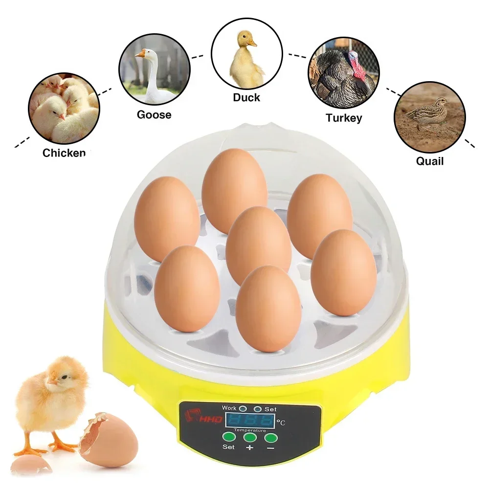 

Incubator Eggs Egg Poultry Chicken Pigeon Temperature Bird Tool Hatchery 7 Automatic Brooder Intelligent Duck