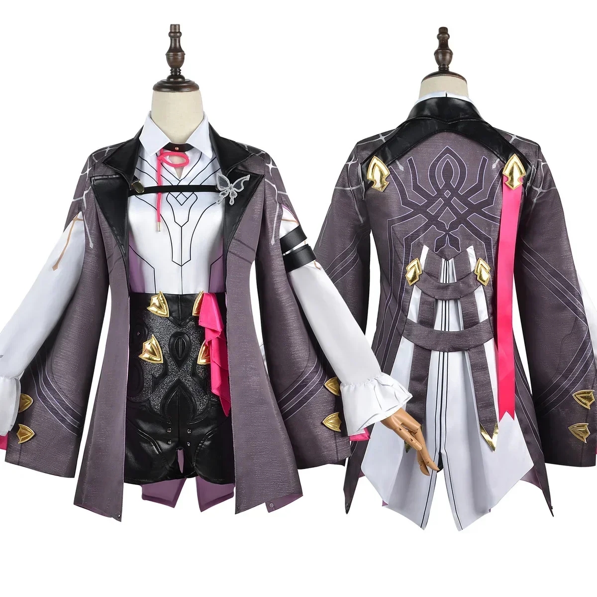 

Star Rail Game Kafka Honkai Cosplay Costume Wig Combat Play Clothing Comic Women Halloween Party Role cosplay costume women