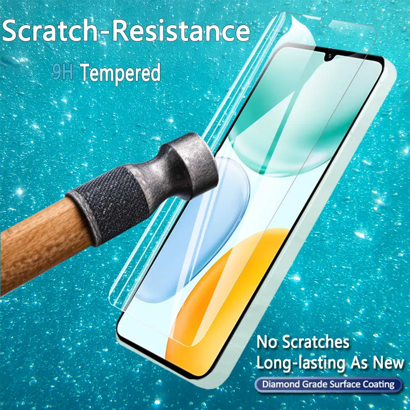 Screen Protector Tempered Glass - High Aluminum, Anti-Scratch, Case-Friendly, Fingerprint Resistant