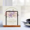 Wood able Napkin Holder Napkin Clip Rack Box Serviette Holder Organizer Tissue Dispenser Storage Case Table Decor 3