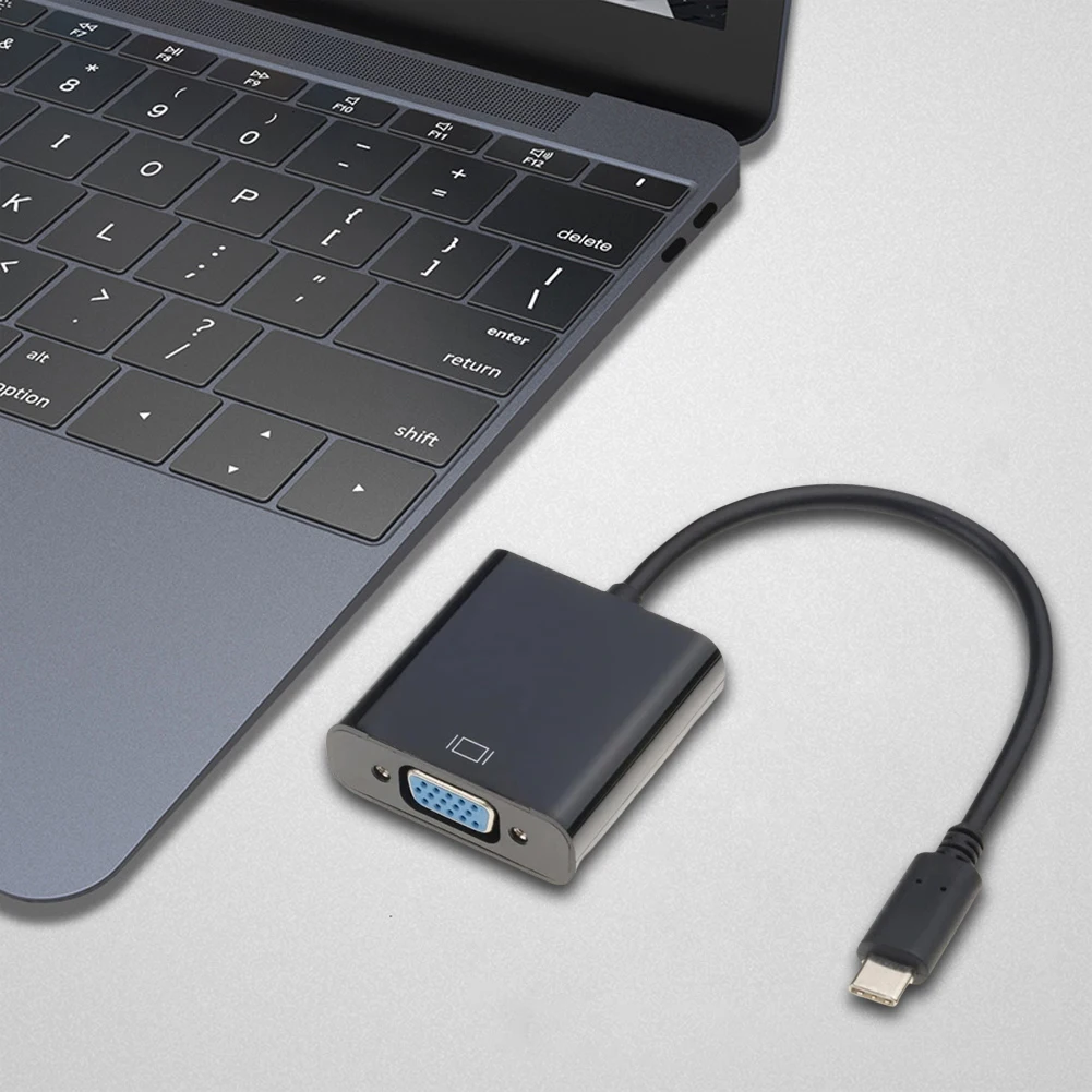  C - VGA ȯ ̺ USB 3.1  ȯ 1080P FHD Macbook 12 ġ Chromebook Pixel Lumia 950XL