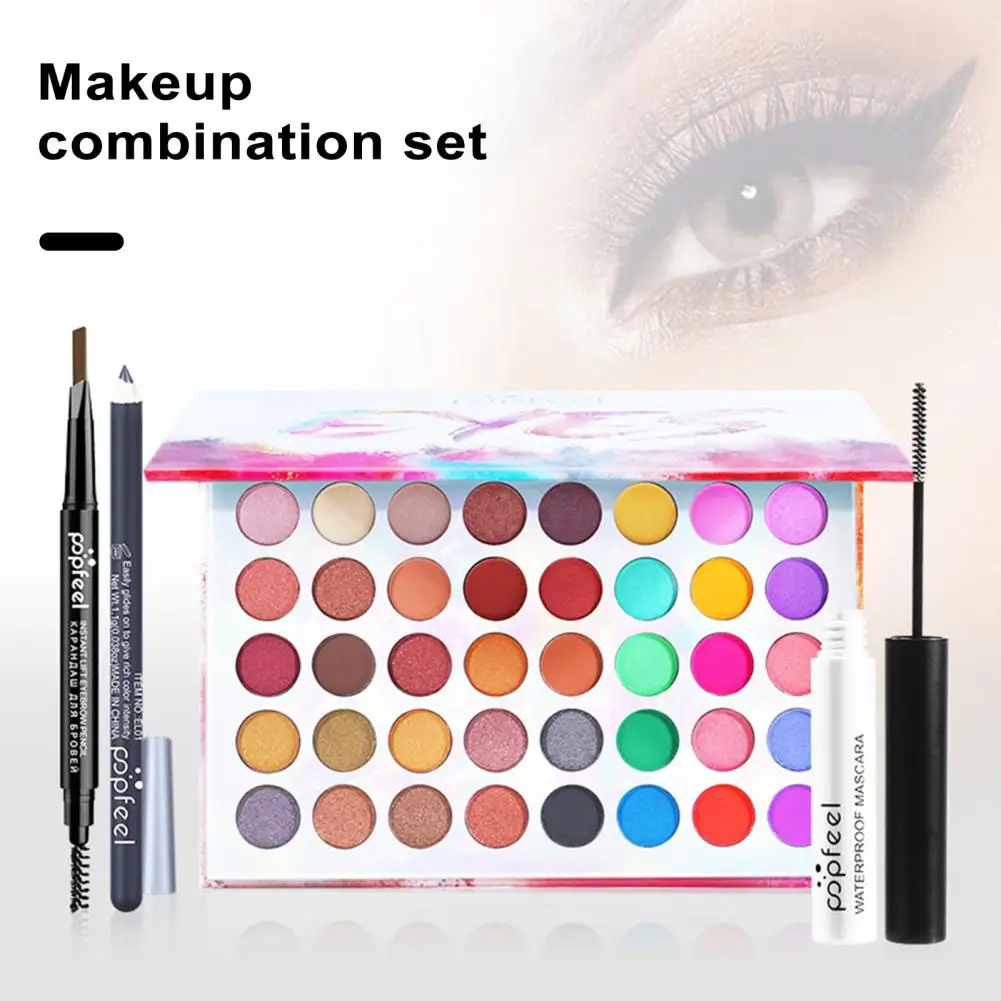 

Makeup Tool Set Professional Makeup Tools Beauty Essentials Eye Shadow Palette Mascara Lip Gloss Lipstick for Beginner