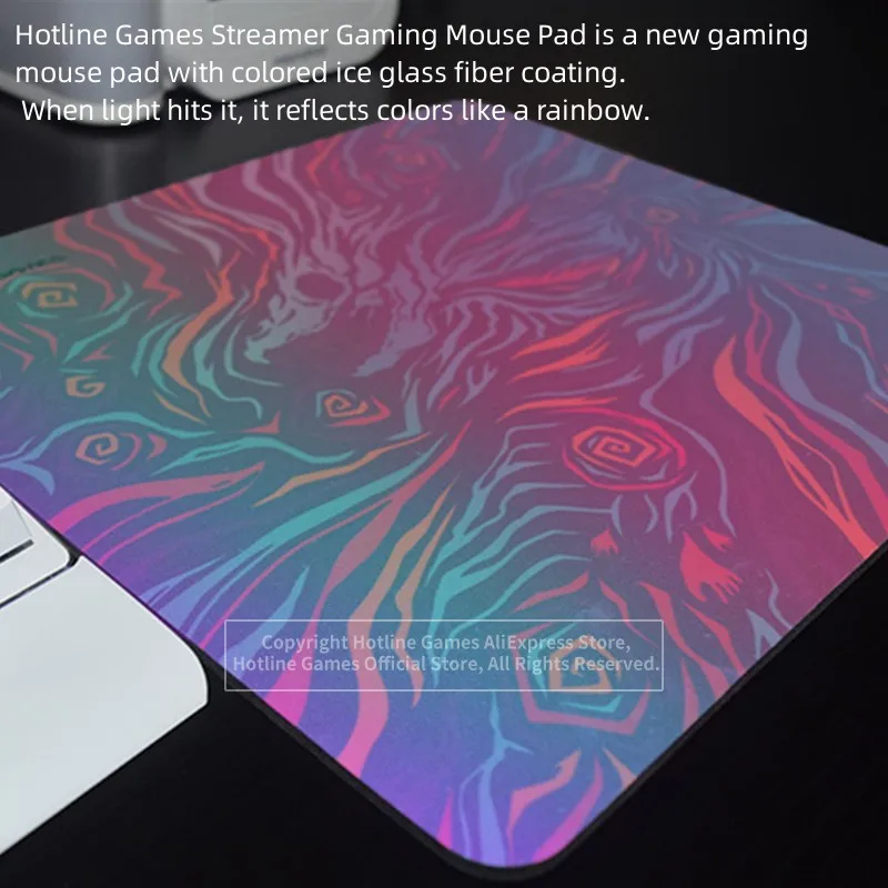 Jogos Hotline Gaming Mousepad, Nova flâmula, Rainbow