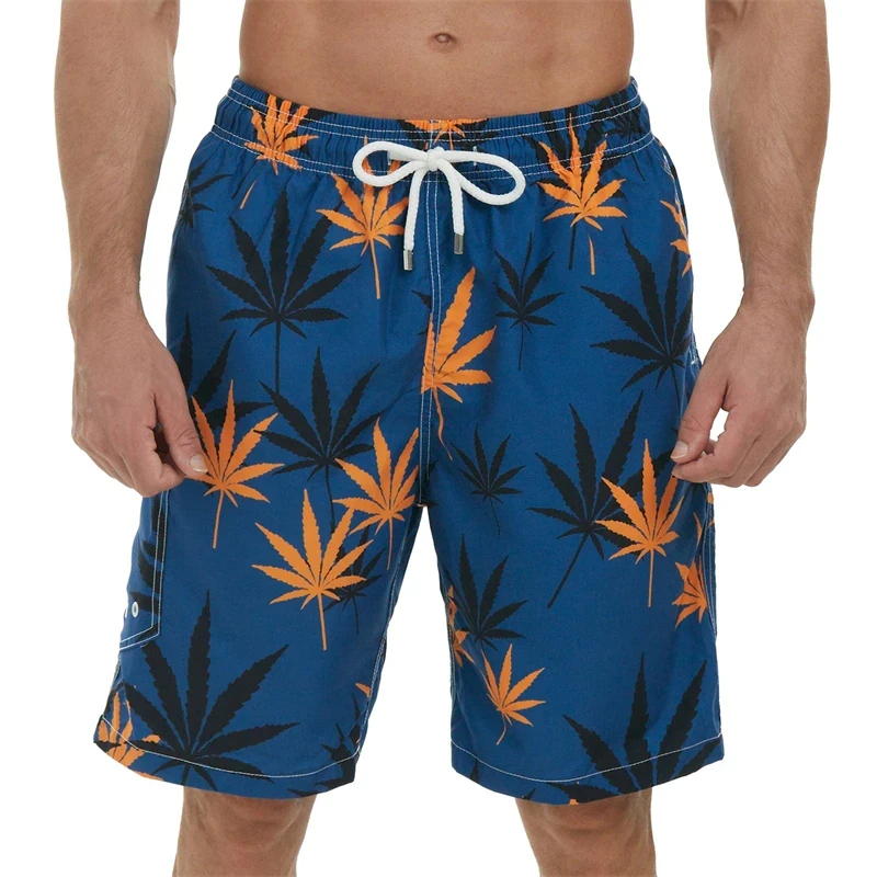 3D Print Casual Fashion Mens Beach Shorts Hawaii Vacation Swim Trunks For Men Floral Short Pants Board Shorts Ropa De Hombre 6