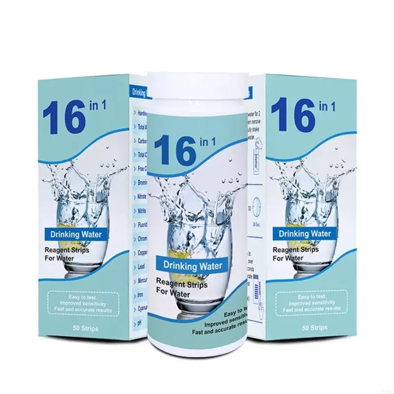 C90A Drinking Water Test Kits Testing Strips for Hardness Chlorine pH